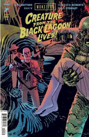 Universal Monsters: Creature From the Black Lagoon Lives! 2C published by Image with cover art by Danae “Dani” Kilaidoni