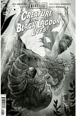 Universal Monsters: Creature From the Black Lagoon Lives! 2D published by Image with cover art by Francis Manapul
