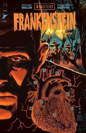 Universal Monsters: Frankenstein (Skybound) 3C published by Image with cover art by Francesco Francavilla