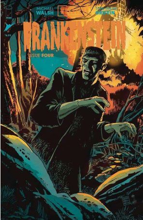 Universal Monsters: Frankenstein (Skybound) 4C published by Image with cover art by Francesco Francavilla