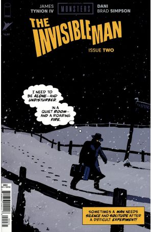 Universal Monsters: The Invisible Man (Skybound) 2C published by Image with cover art by David Aja