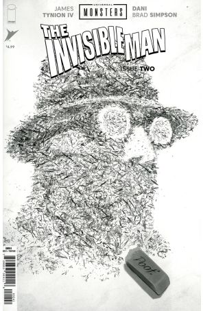 Universal Monsters: The Invisible Man (Skybound) 2D published by Image with cover art by Mike Del Mundo
