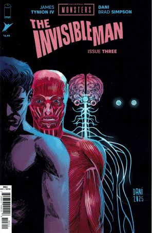 Universal Monsters: The Invisible Man (Skybound) 3A published by Image with cover art by Brad Simpson