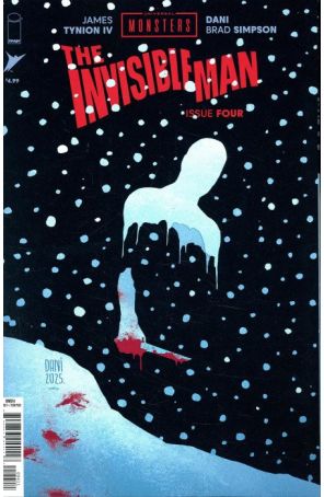 Universal Monsters: The Invisible Man (Skybound) 4A published by Image with cover art by Brad Simpson
