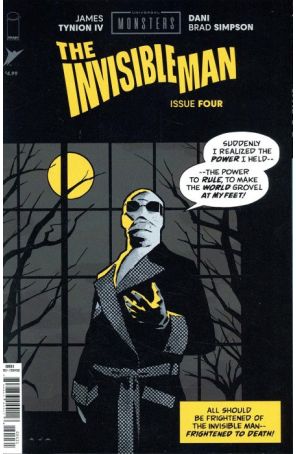 Universal Monsters: The Invisible Man (Skybound) 4C published by Image with cover art by David Aja