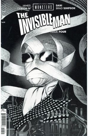 Universal Monsters: The Invisible Man (Skybound) 4D published by Image with cover art by Ryan Sook