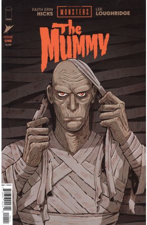 Universal Monsters: The Mummy (Skybound) 1A published by Image with cover art by Faith Erin Hicks, Lee Loughridge