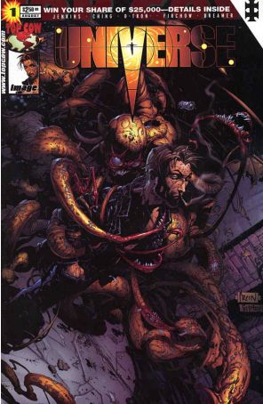 Universe 1 published by Image with cover art by Clayton Crain