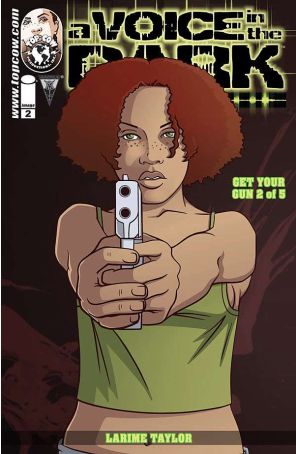 Voice In The Dark, A: Get Your Gun 2A published by Image with cover art by Larime Taylor