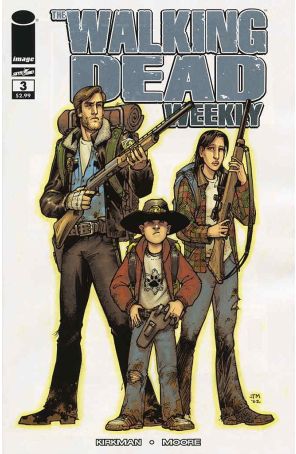 The Walking Dead Weekly 3 published by Image with cover art by Tony Moore