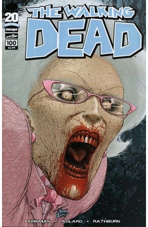 The Walking Dead (Image) 100C published by Image with cover art by Frank Quitely