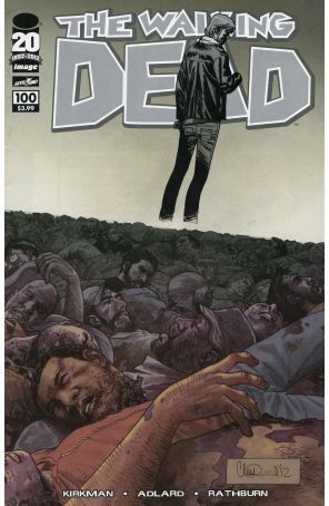 The Walking Dead (Image) 100H published by Image with cover art by Charlie Adlard