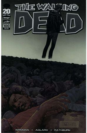 The Walking Dead (Image) 100J published by Image with cover art by Charlie Adlard