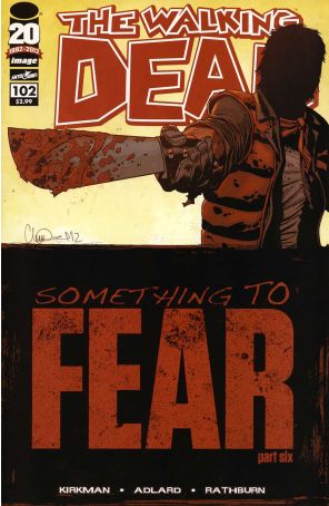 The Walking Dead (Image) 102 published by Image with cover art by Jim Rugg