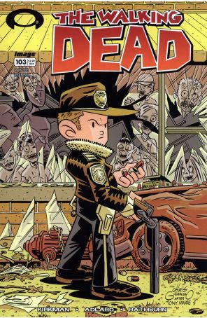 The Walking Dead (Image) 103A published by Image with cover art by Chris Giarrusso