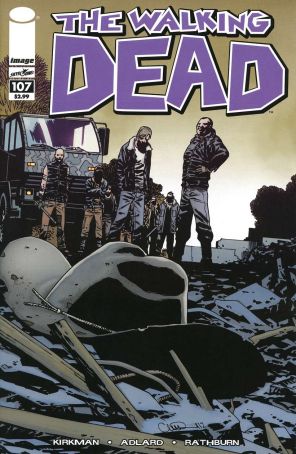 The Walking Dead (Image) 107 published by Image with cover art by Charlie Adlard