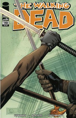 The Walking Dead (Image) 110 published by Image with cover art by Charlie Adlard