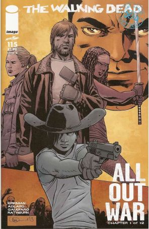 The Walking Dead (Image) 115M published by Image with cover art by Charlie Adlard