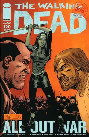 The Walking Dead (Image) 120 published by Image with cover art by Charlie Adlard