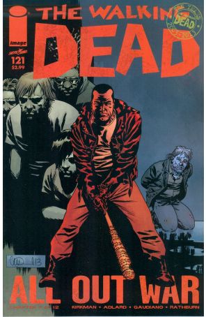 The Walking Dead (Image) 121 published by Image with cover art by Charlie Adlard