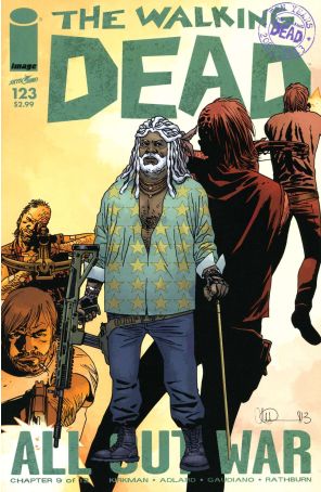The Walking Dead (Image) 123 published by Image with cover art by Charlie Adlard