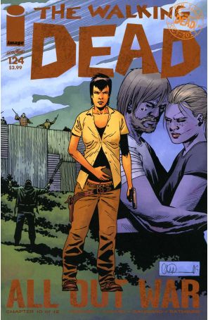 The Walking Dead (Image) 124 published by Image with cover art by Charlie Adlard