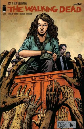 Walking Dead (Image) 127 published by Image with cover art by Charlie Adlard