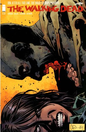 The Walking Dead (Image) 128 published by Image with cover art by Charlie Adlard