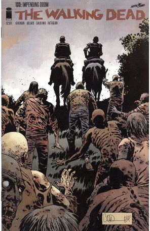 The Walking Dead (Image) 133 published by Image with cover art by Charlie Adlard