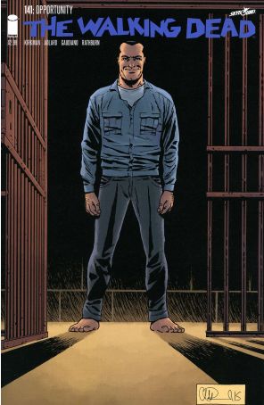 The Walking Dead (Image) 141 published by Image with cover art by Charlie Adlard
