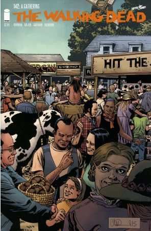 The Walking Dead (Image) 142 published by Image with cover art by Charlie Adlard
