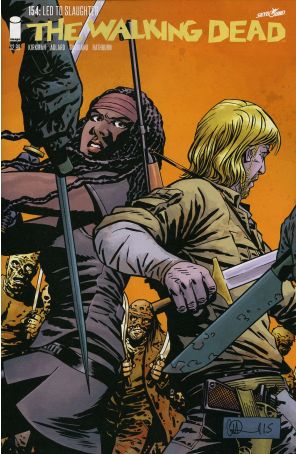 The Walking Dead (Image) 154 published by Image with cover art by Charlie Adlard
