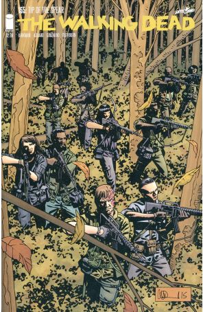 The Walking Dead (Image) 155 published by Image with cover art by Charlie Adlard, Dave Stewart