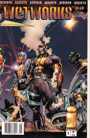 Wetworks 1 (Newsstand) published by Image with cover art by Whilce Portacio