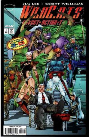 WildC.A.T.s 1B published by Image with cover art by Jim Lee