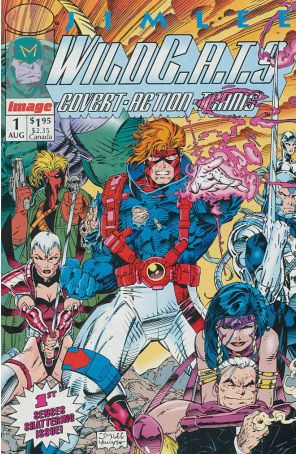 WildC.A.T.s 1 published by Image with cover art by Jim Lee