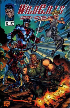 WildC.A.T.s 12 published by Image with cover art by Jim Lee