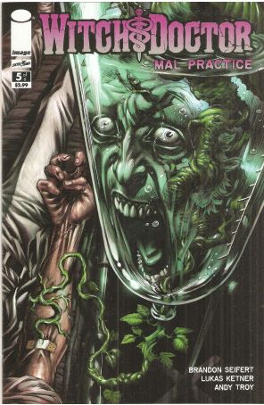 Witch Doctor: Mal Practice 5 published by Image with cover art by Lukas Ketner