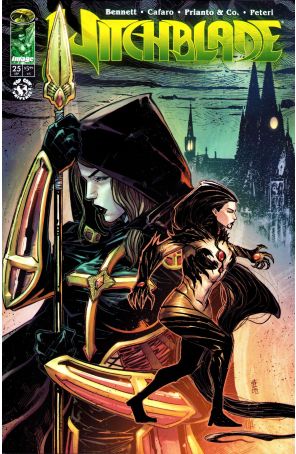 Witchblade (3rd Series) 25A published by Image with cover art by Giuseppe Cafaro, Arif Prianto