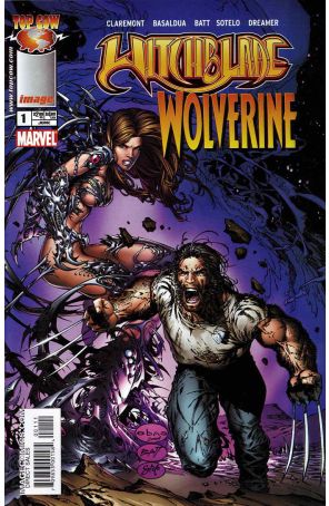 Witchblade/Wolverine 1 published by Image with cover art by Eric Basaldua