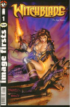Witchblade 1 (2nd) published by Image with cover art by Michael Turner