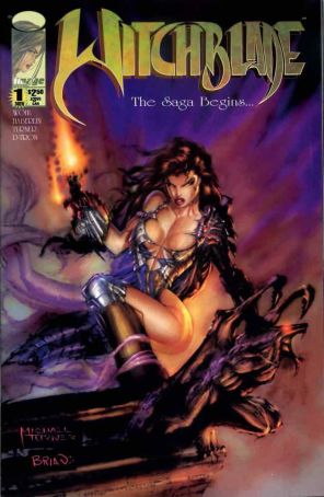 Witchblade 1 published by Image with cover art by Michael Turner