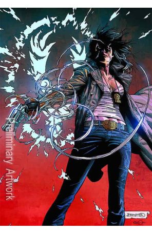 Witchblade 150B published by Image with cover art by Michael Broussard