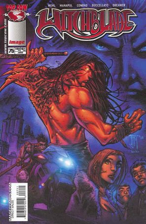 Witchblade 75 published by Image with cover art by Francis Manapul