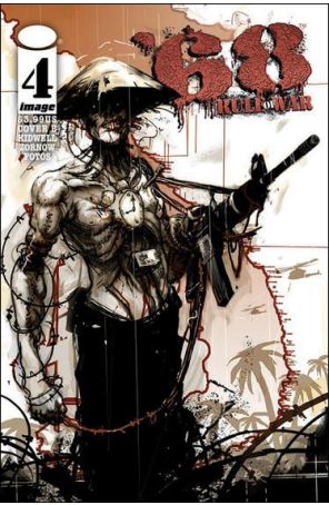 68 Rule of War 4B published by Image with cover art by Riley Rossmo
