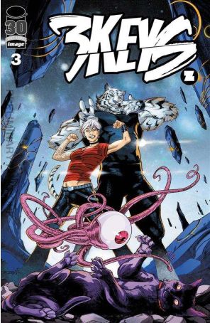 3Keys 3B published by Image with cover art by Valerio Schiti
