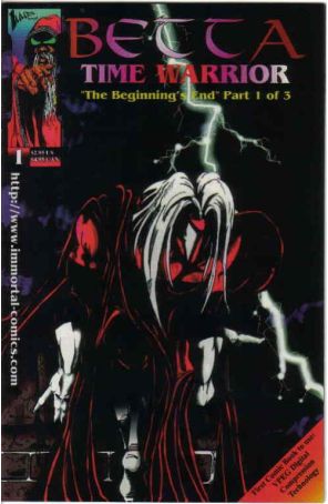 Betta: Time Warrior 1 published by Immortal with cover art by Eric C. Smith