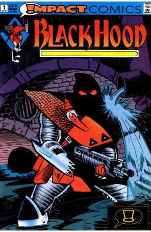 Black Hood 1 published by Impact with cover art by Rick Burchett