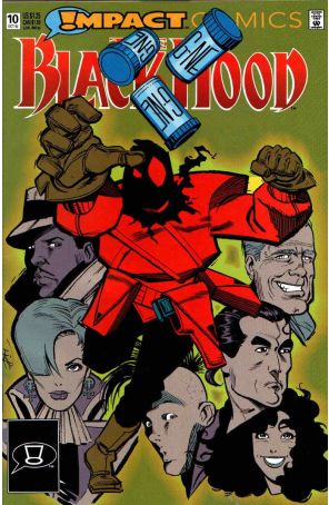 Black Hood 10 published by Impact with cover art by Rick Burchett