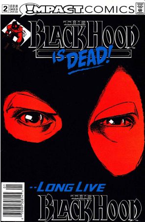 Black Hood 2 (Newsstand) published by Impact with cover art by Rick Burchett